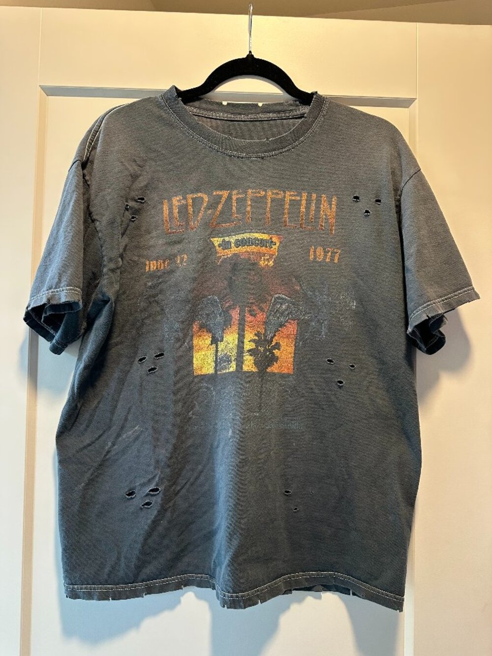 vintage style Led Zeppelin band tee